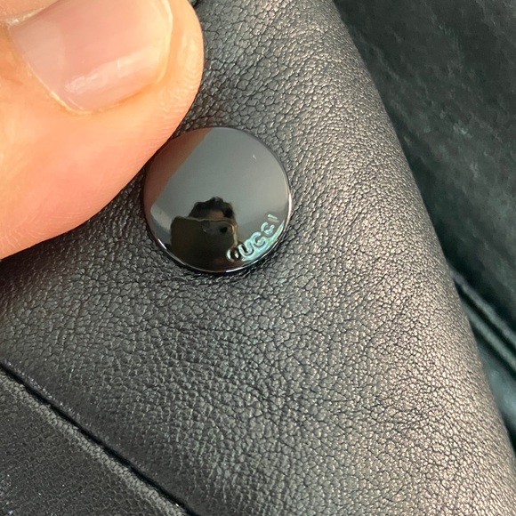 Brand new GUCCI leather Bomber jacket! EXCELLENT condition! - Picture 16 of 16